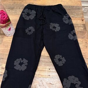 Denim Tears Sweatpants (Black Monochrome)